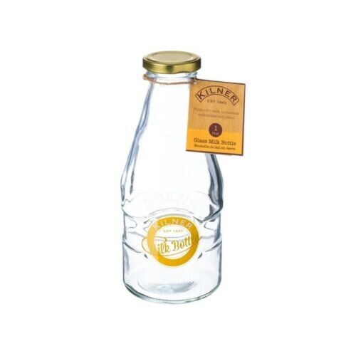 Kilner Twist Top Clear Glass Storage Bottle