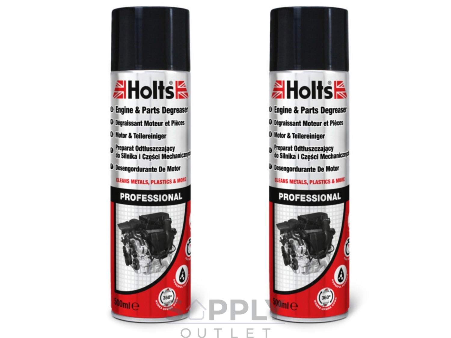 2 x Engine Degreaser Spray