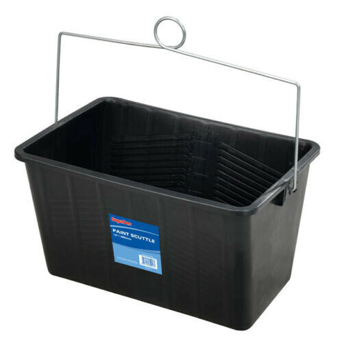 15L Paint Tray Scuttle Holder Black