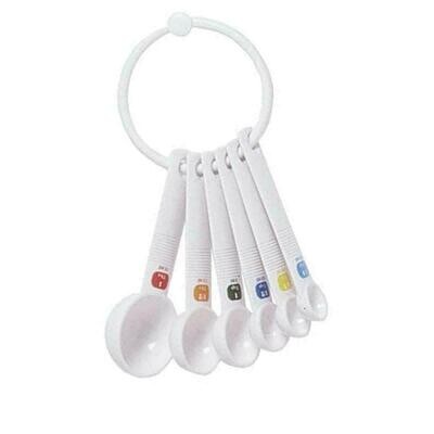 Tala Set Of 6 Plastic Measuring Spoons