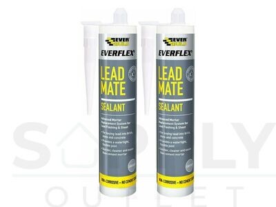 2 x Everbuild Waterproof Lead Mate Sealant