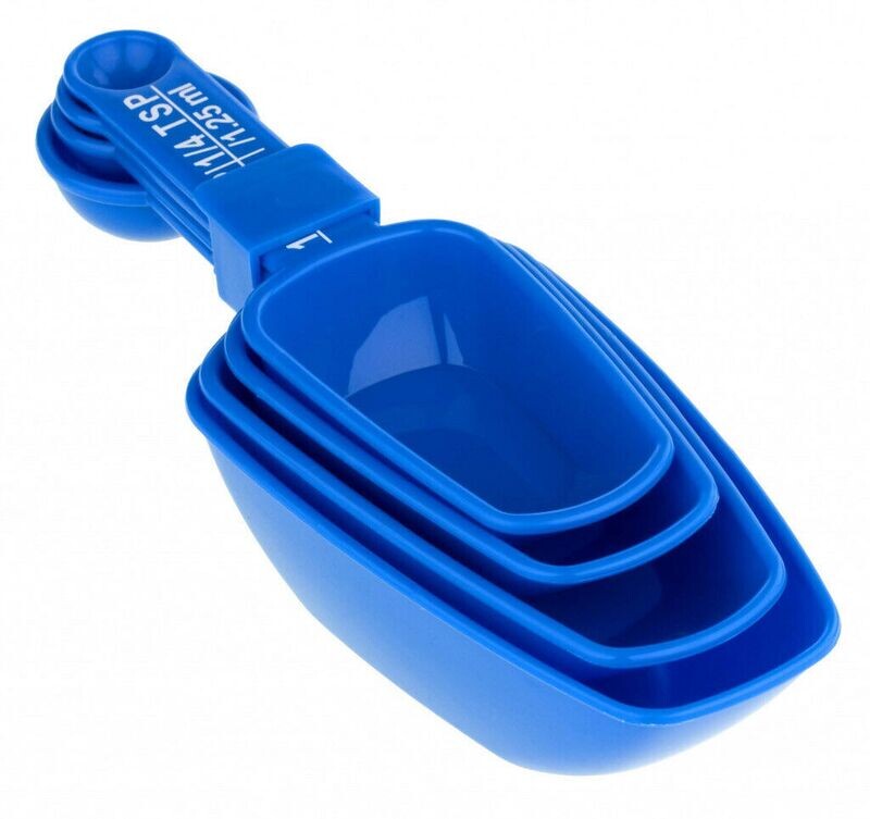 Chef Aid Pack Of 4 Scoops With Measuring Spoon
