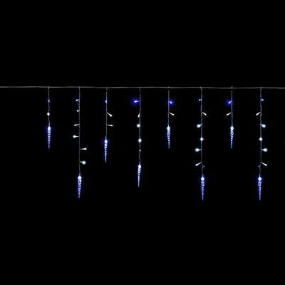 Snowtime 240 Connectable Electric Blue/White LED 7M Icicle