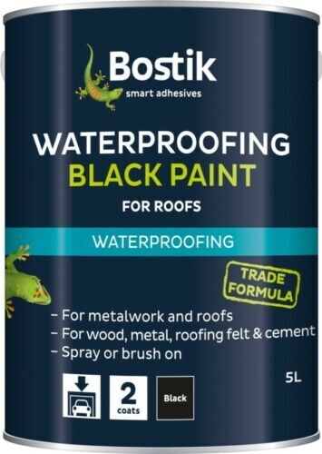 Bostik Bituminous Waterproofing Black Paint 2.5 Litre