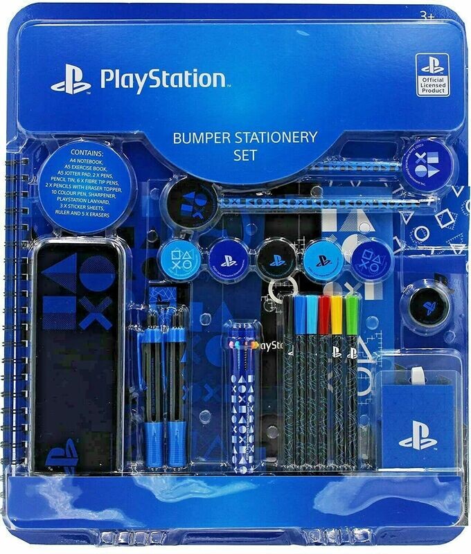 PlayStation Bumper Stationery Kids School Gift Set