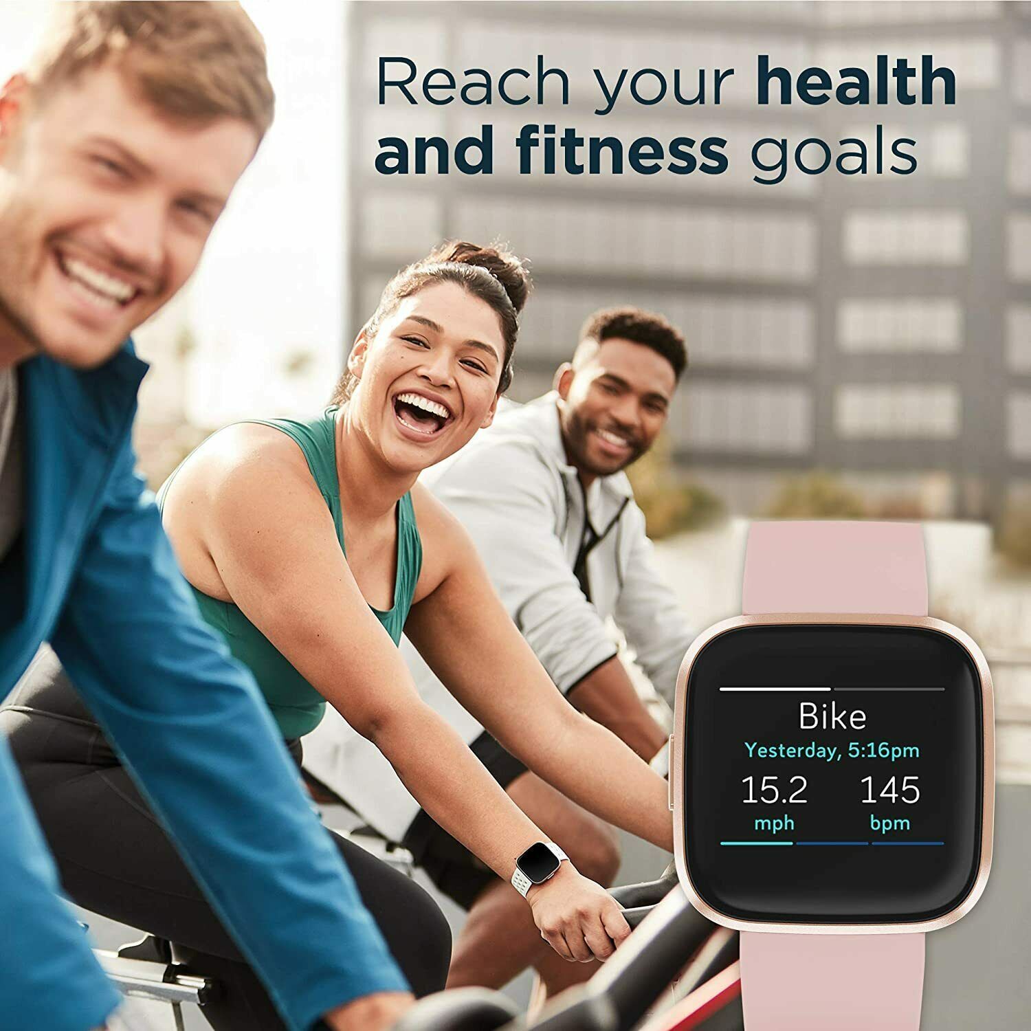 Fitbit versa 2 copper rose aluminum new arrivals