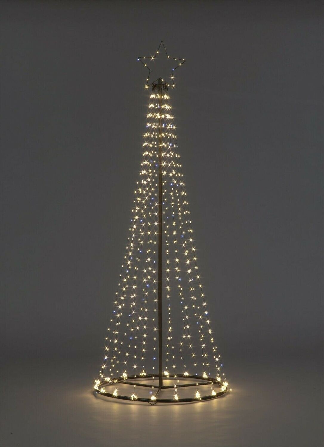 Snowtime Pyramid 1.8M Maypole Tree 560 Warm White Indoor Outdoor