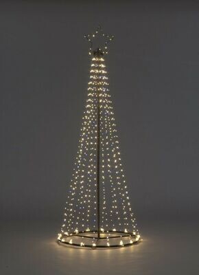 Snowtime Pyramid 1.8M Maypole Tree 560 Warm White Indoor Outdoor