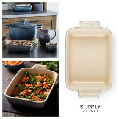 Le Creuset Stoneware Rectangular Baking Dish 26cm Mist Grey