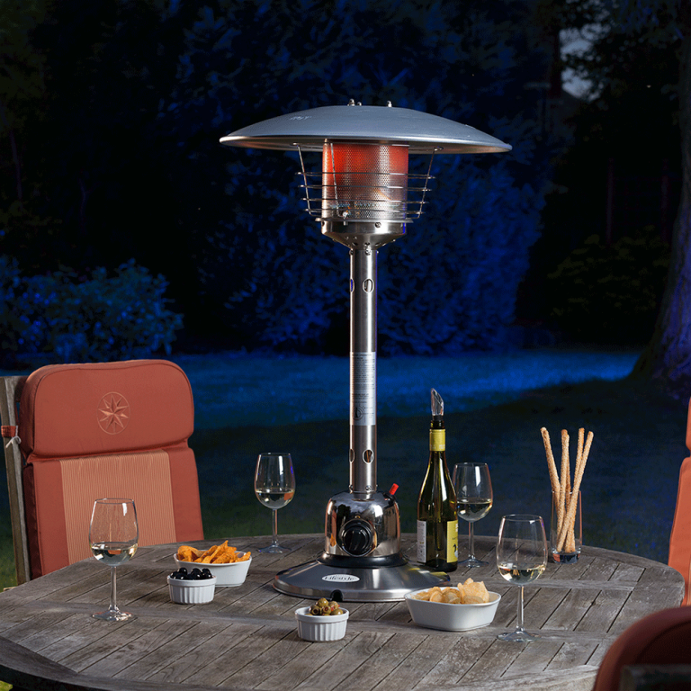 Lifestyle Sirocco Outdoor Garden Summer Winter 4kW Table Top Gas Patio Heater LFS805