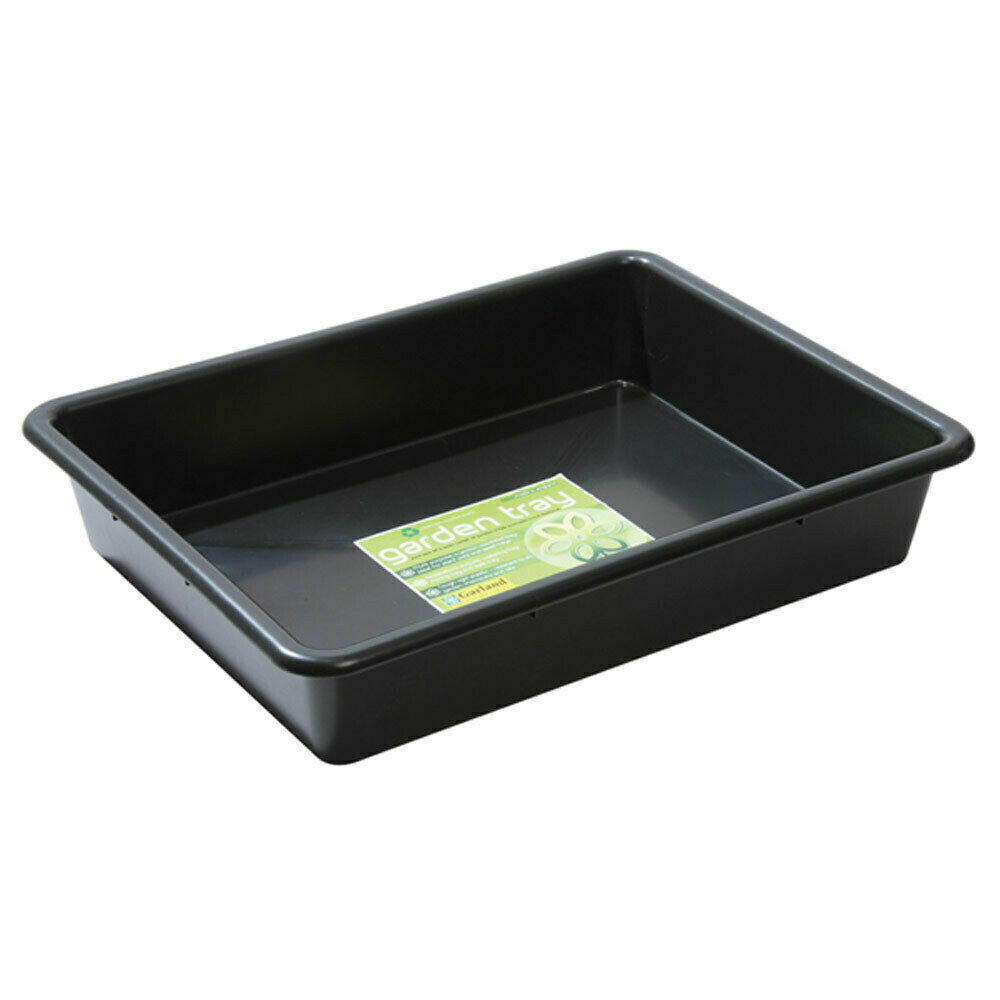 Garland Outdoor Garden Greenhouse Plastic Tray Black