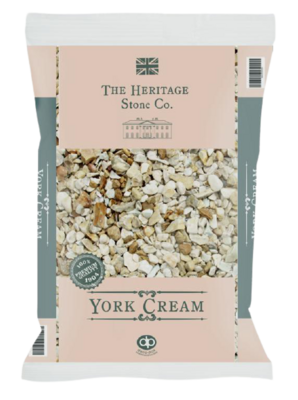 20KG York Cream Chippings Dash Stone Gravel