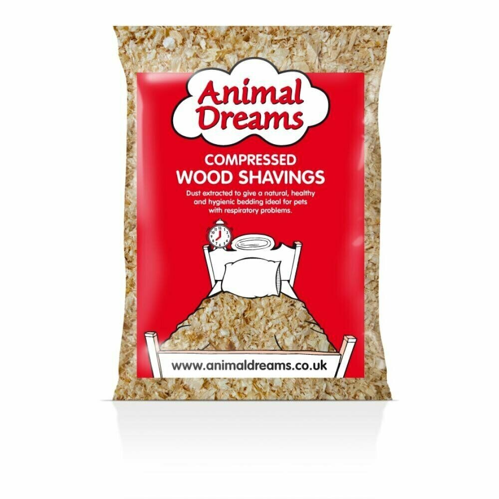 Animal Dreams Compressed Natural Wood Shavings Animal Pet Bedding