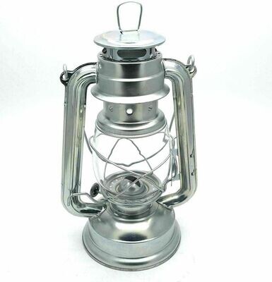 2 x Hurricane Storm Paraffin Oil Lamp Lantern Camping Oil Light Metal Camping