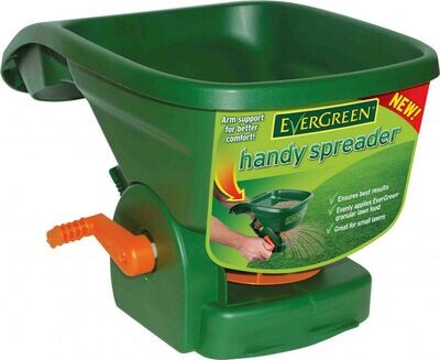 Evergreen Handy Spreader Plus Garden Lawn Grass Seed Feed Fertiliser Dispenser