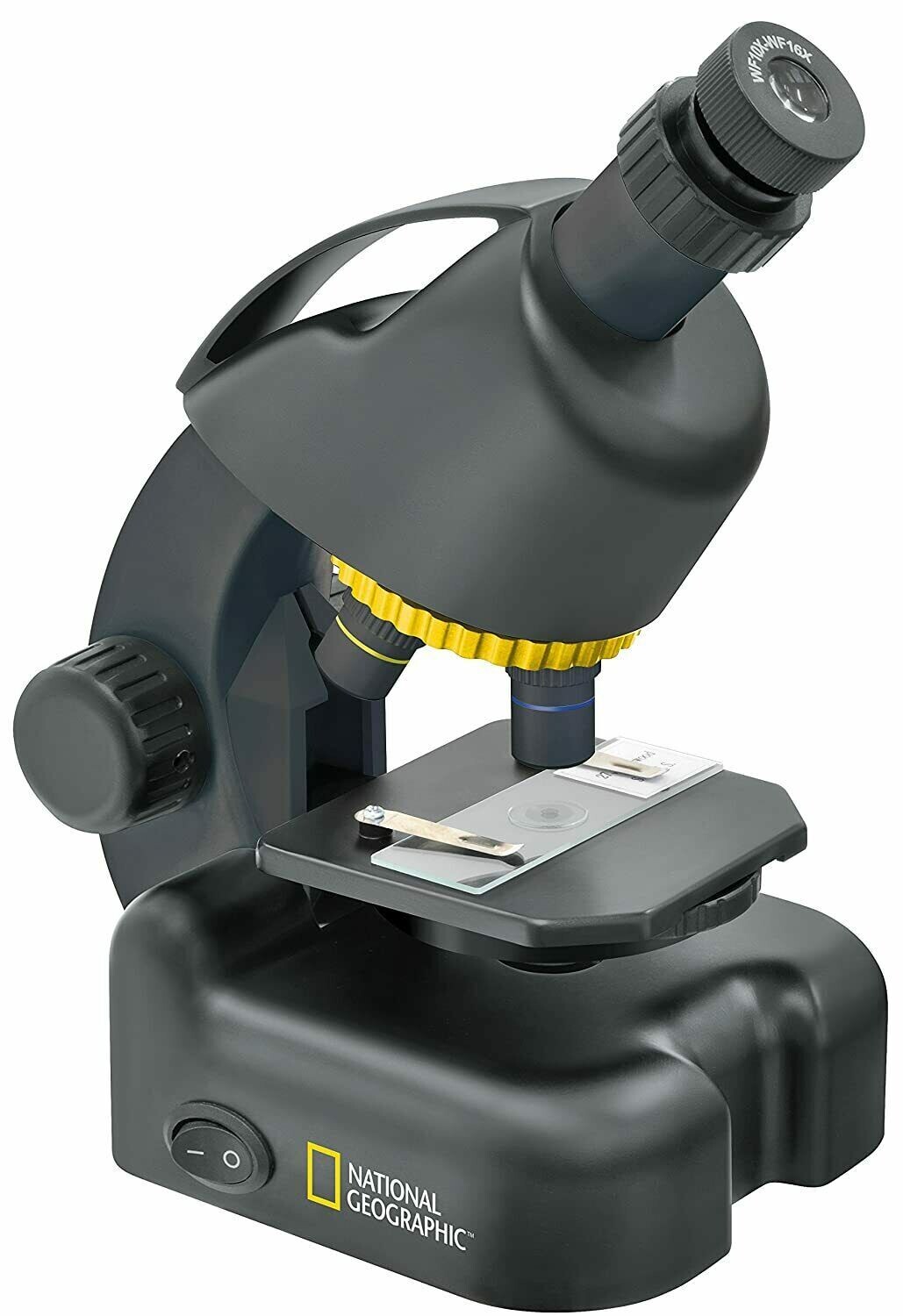 National Geographic 40-640x Zoom Microscope 40 Piece With Phone Adapter & Slides