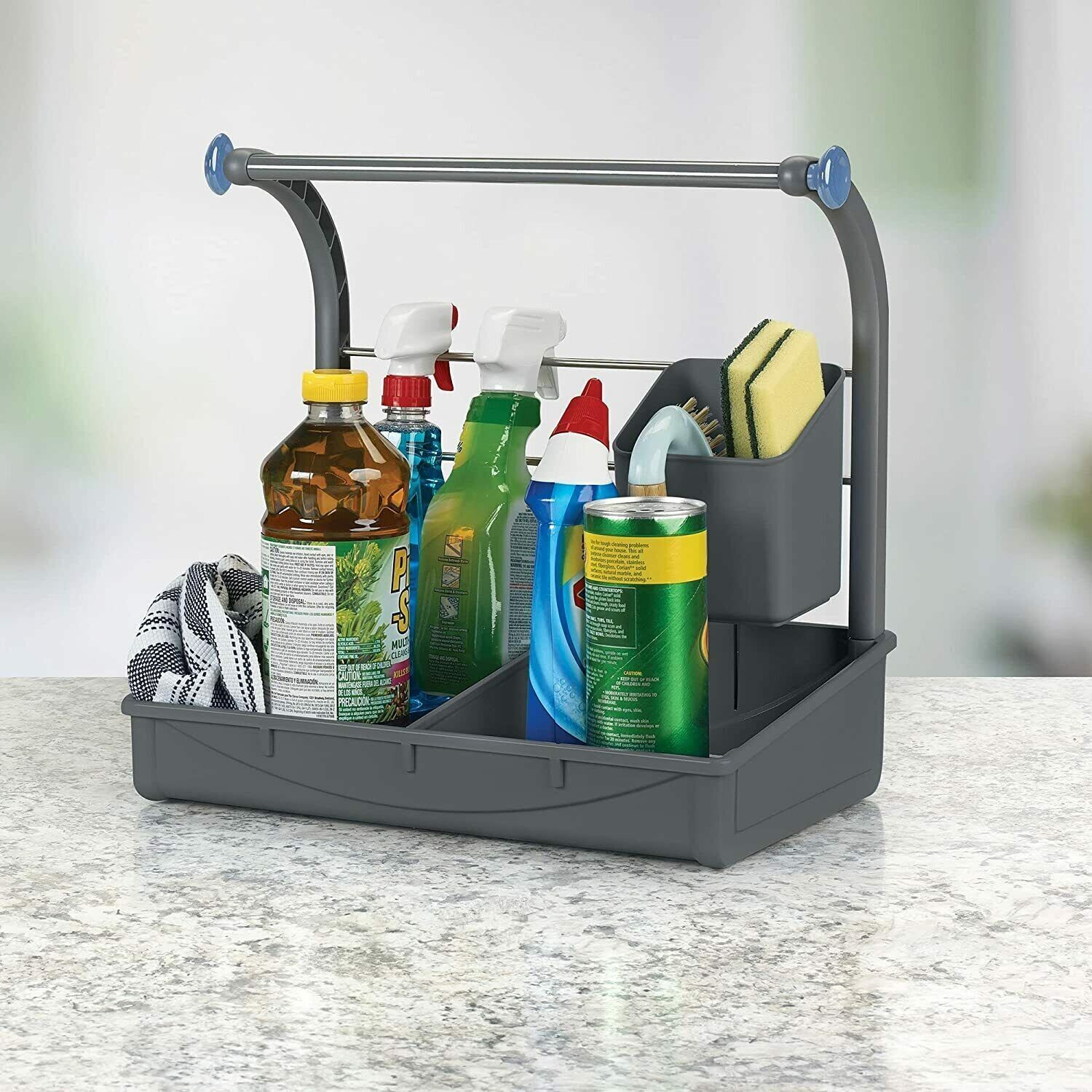Grey Under Sink Storage Case Caddy