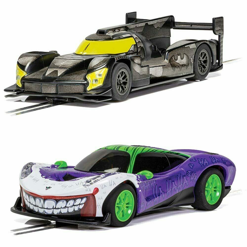 Scalextric 2 Analogue Car Bundle Batman And Joker Slot Cars