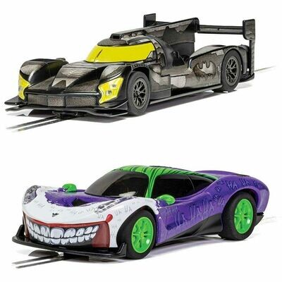 Scalextric 2 Analogue Car Bundle Batman And Joker Slot Cars