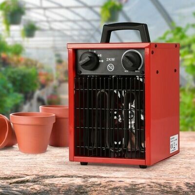 Ambassador 2KW Outdoor Greenhouse Heater 20cm(W) x 23cm(H) x 33.5cm(D)