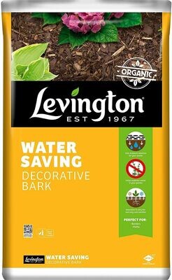 Levington Water Saving Decorative Bark Moisture Retention Weed Protection 75L