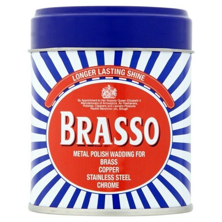 Brasso Metal Polish Wadding Brass Copper Stainless Steel Chrome Long Lasting 75g