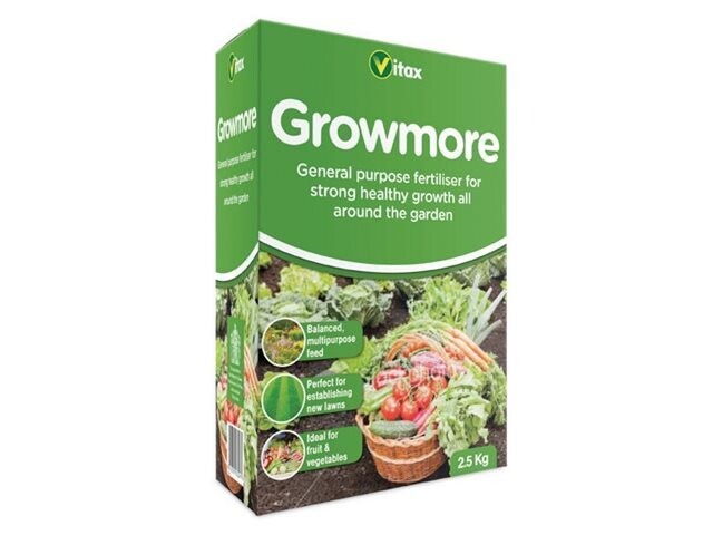 Vitax Growmore Multi Purpose Plant Feed Fertiliser 1.25kg