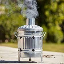 Ambassador Galvanised Incinerator Bin