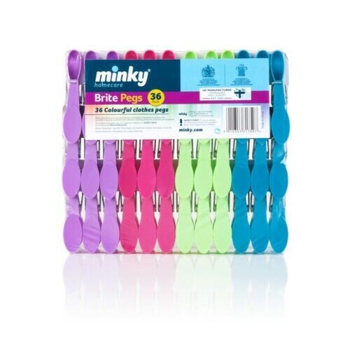 Minky Brite 36 Pack Pegs