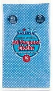 Minky All Purpose Cloths 10 Pack