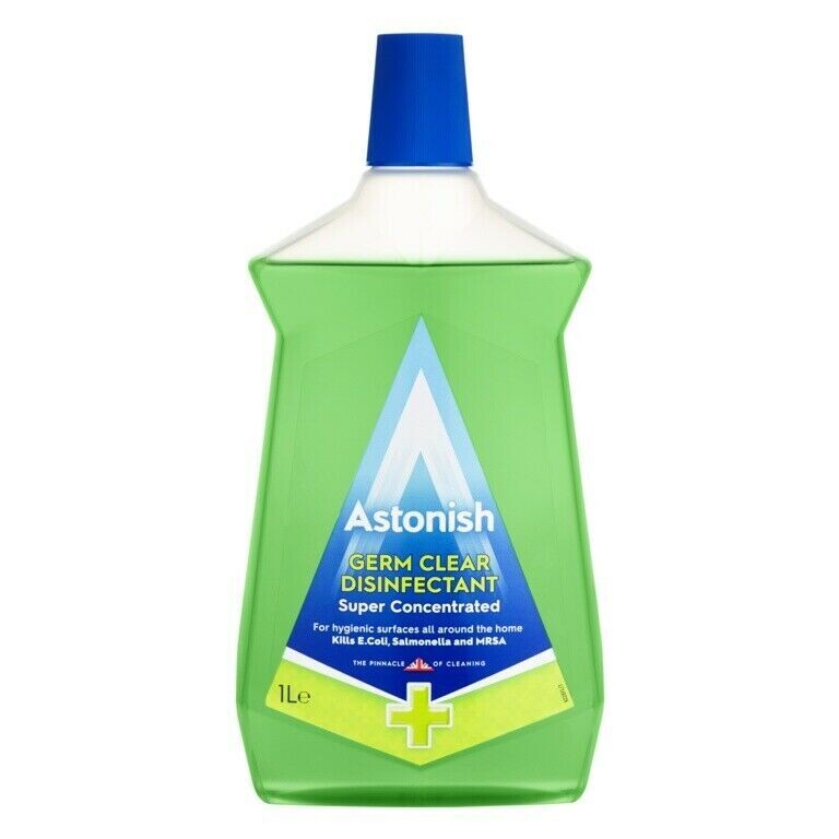 Astonish Clear Disinfectant Super Concentrated Kills 99.9% Of Common Germs 1L