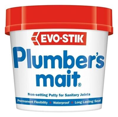 Evo-Stik Plumbers Mait Non Setting Non Cracking Waterpoof Putty Watertight 750g