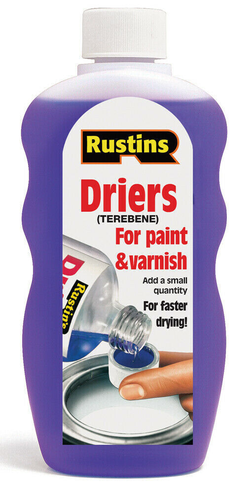 Rustins Paint Driers Terebene Speeds Up Drying Of Oil & Alkyd Based Paint 250ml