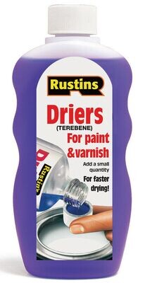 Rustins Paint Driers Terebene Speeds Up Drying Of Oil & Alkyd Based Paint 250ml