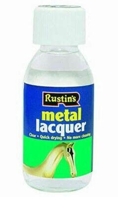Rustins Metal Lacquer Quick Drying Dries Completely Clear Prevents Yellow 125ml
