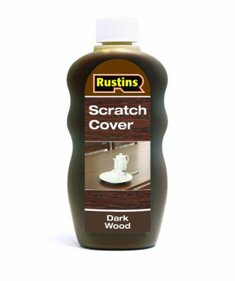 Rustins Scratch Cover Mask Unsightly Surface Scratch Protective 300ml Dark Wood