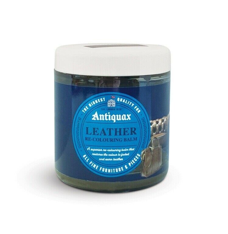 Antiquax Leather ReColouring Balm Restore Scratches Faded Patch 250ml Dark Brown