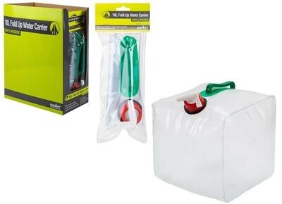 Summit Water Carrier Twist Tap for Easy Pouring Fold Away Storage Travelling 10L