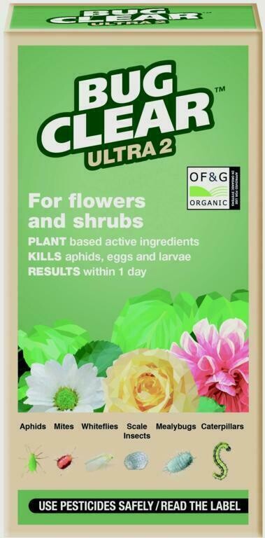 Bug Clear Concentrate Non Neonicotinoid Insecticide For Flowers Shrubs 200ml