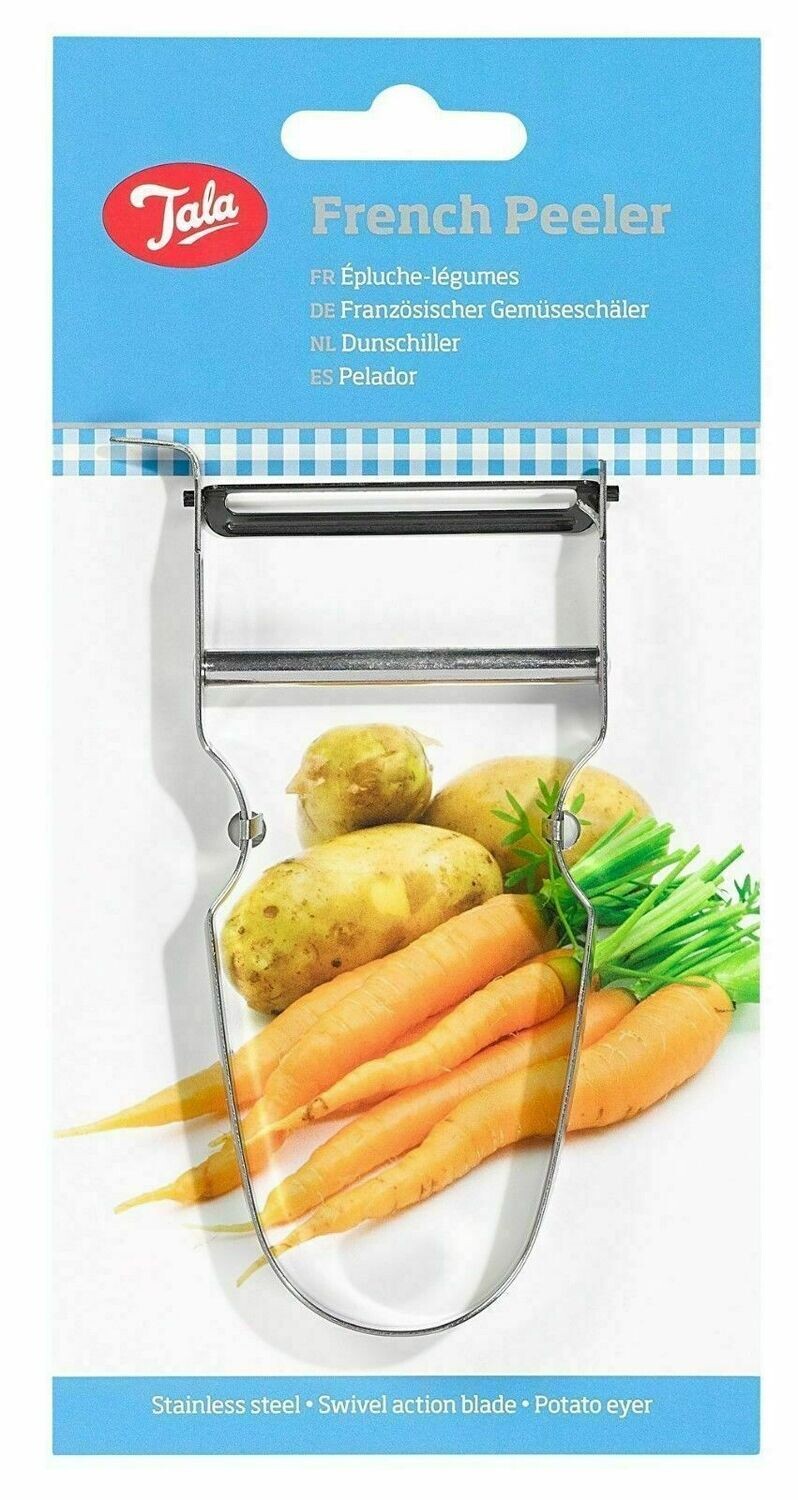 Tala Stainless Steel Potato Vegetable Veg Fruit French Swivel Action Peeler
