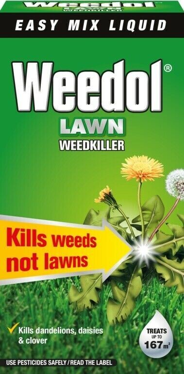 Weedol Lawn Weedkiller Kills Weed Dandelions Clover Daisy Not LawnConcentrate 1L