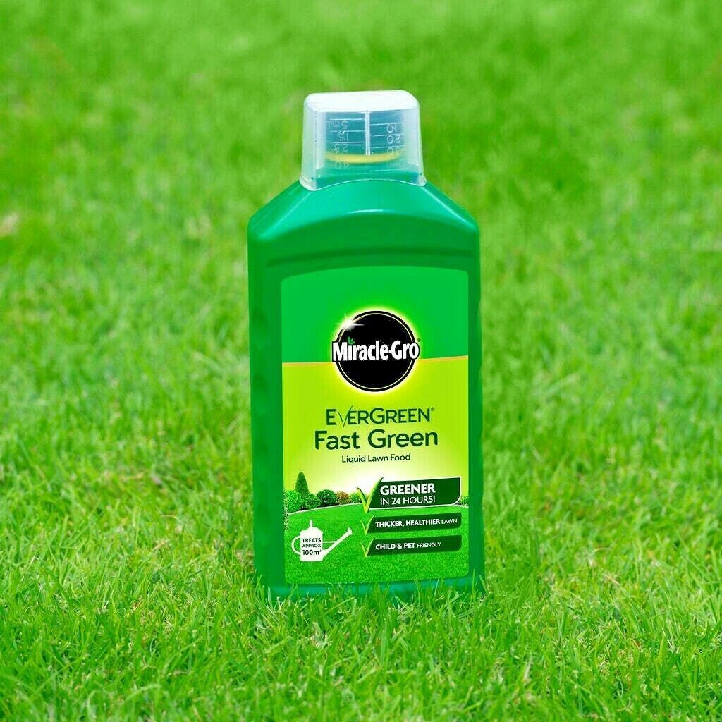 Miracle-Gro Evergreen Fast Green Thicker Greener Healthier Lawn 1L Concentrate