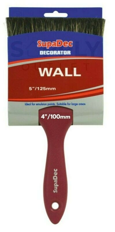 SupaDec Decorater Wallpaper Paper Painting Block Painter Tool DIY Wall Brush 4"