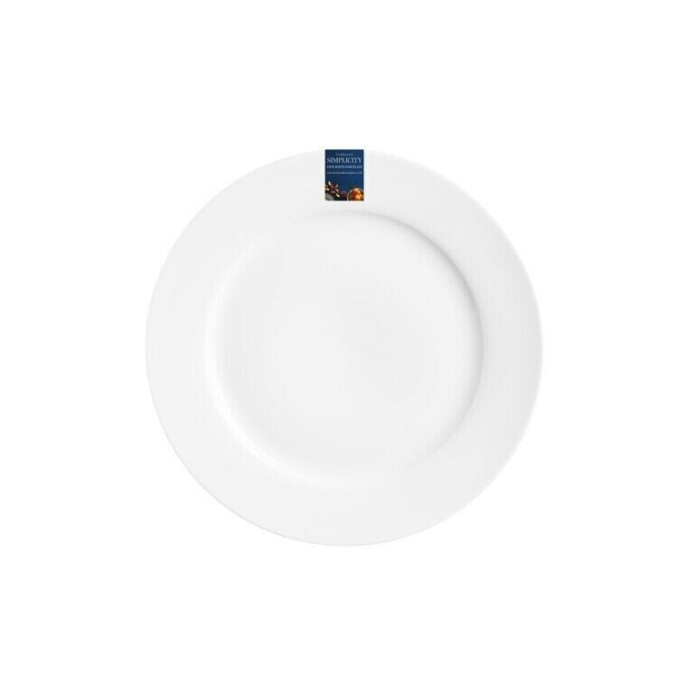 Price & Kensington Simplicity Rimmed Porcelain Side Plate 19cm