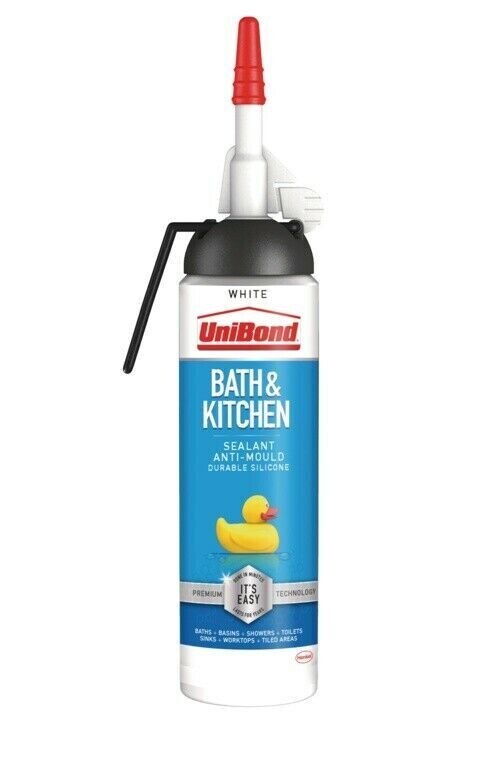UniBond White Waterproof  Silicone Sealant 104G