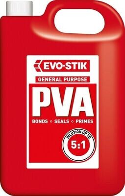 5L Evo-Stik Universal PVA Adhesive Sealer Primer & Bonding Agent