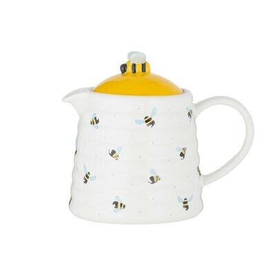 Price & Kensington Ceramic Sweet Bee 850ML Tea Serving Pot Container Teapot