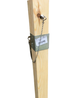 Wooden Extendable Washing Line Prop Pole UK Handmade Natural Wood