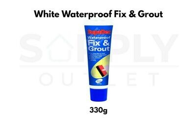 Supa 330g DIY White Waterproof Fix Grout