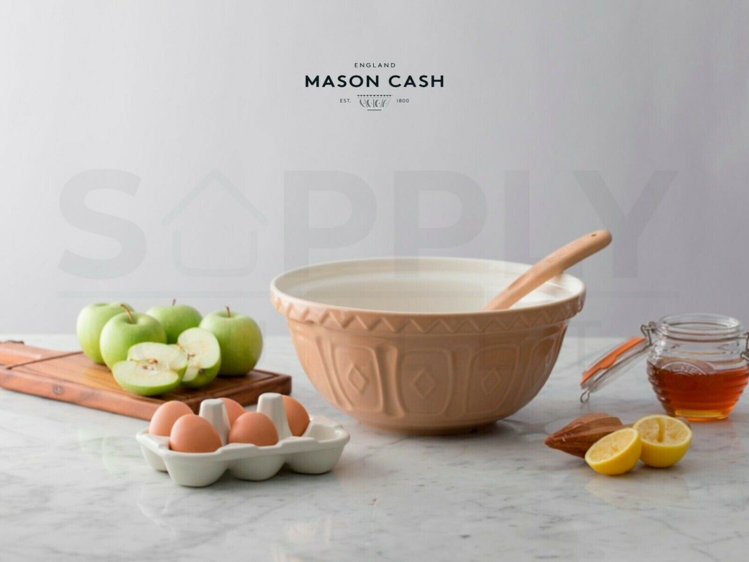 Mason Cash Cane Mixing Bowl Traditional Design 33cm Size 6
